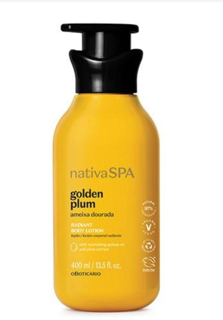 Nativa SPA Golden Plum Body Deodorant Moisturizing Lotion 400ml