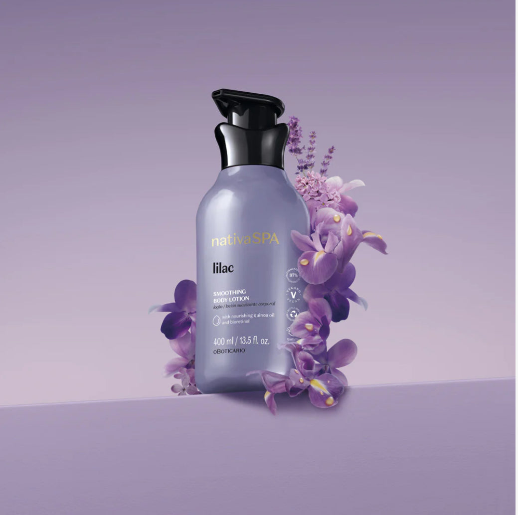 Nativa SPA Lilac Moisturizing Lotion, 400ml