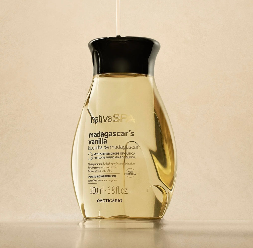 Nativa Spa Madagascar Vanilla Moisturizing Oil 200ml