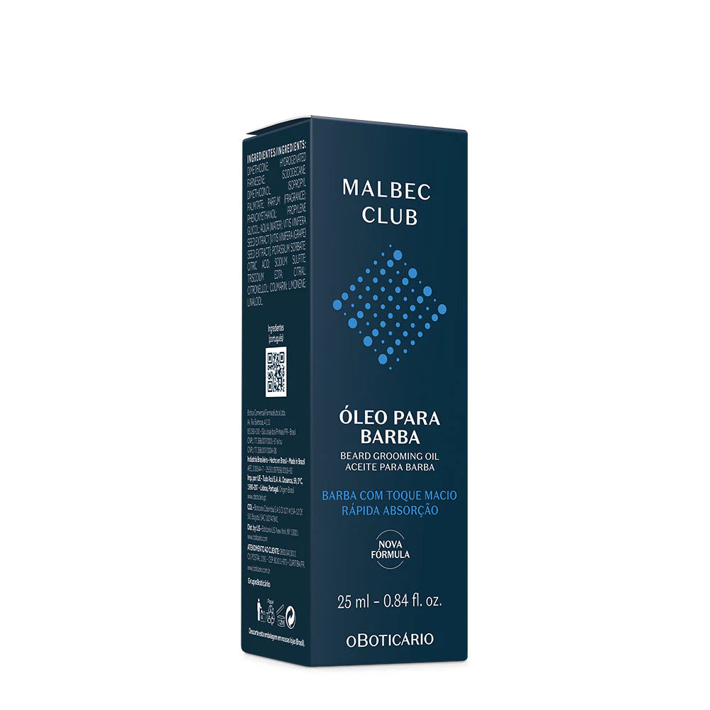 Malbec Club Beard Oil, 25ml