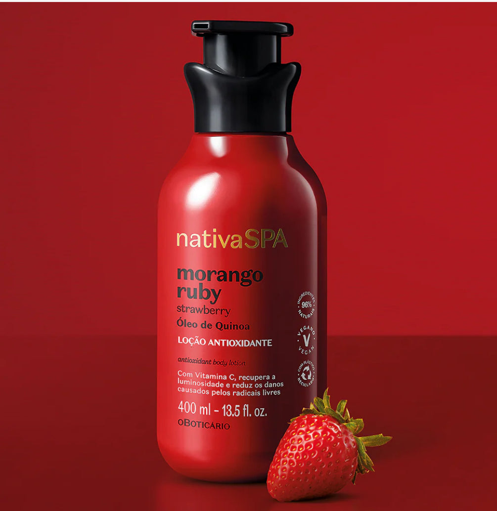 Nativa Spa Moisturizing Body Lotion
Ruby Strawberry, 400ml
