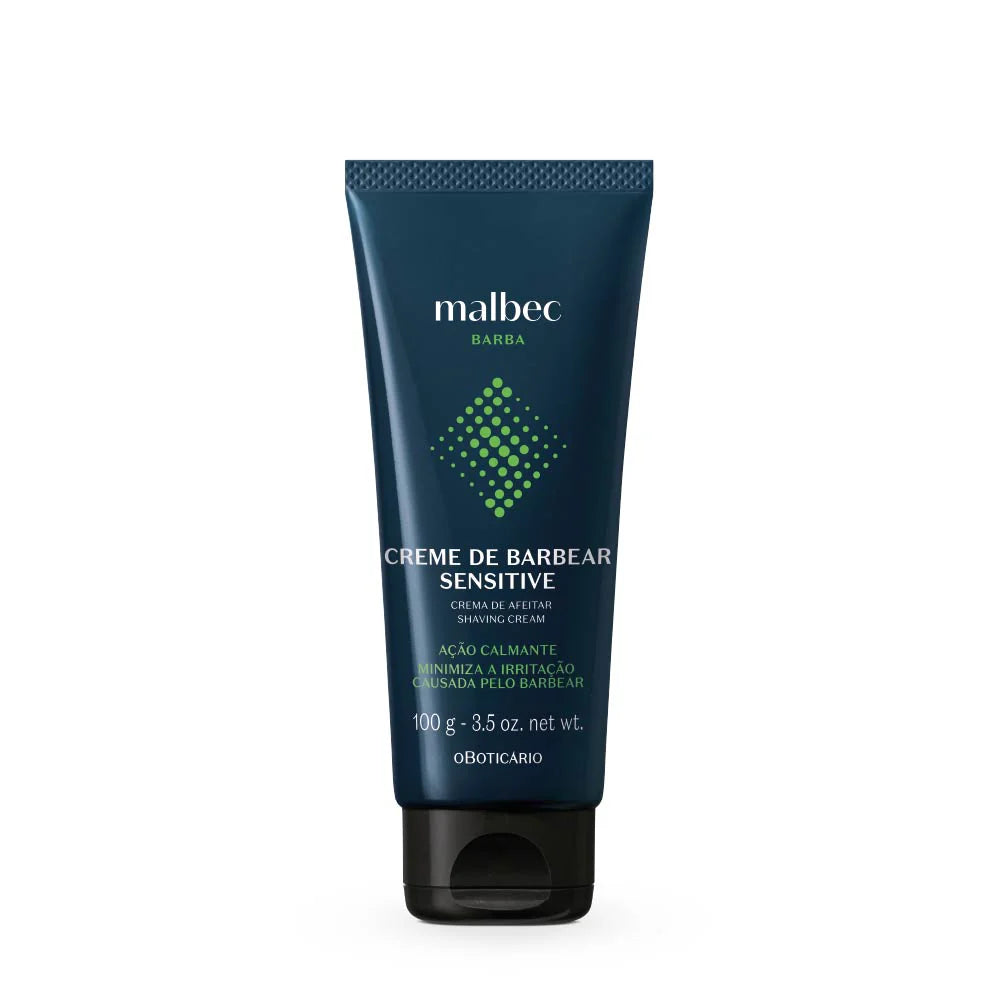 Malbec Club Sensitive Shaving Cream, 100g