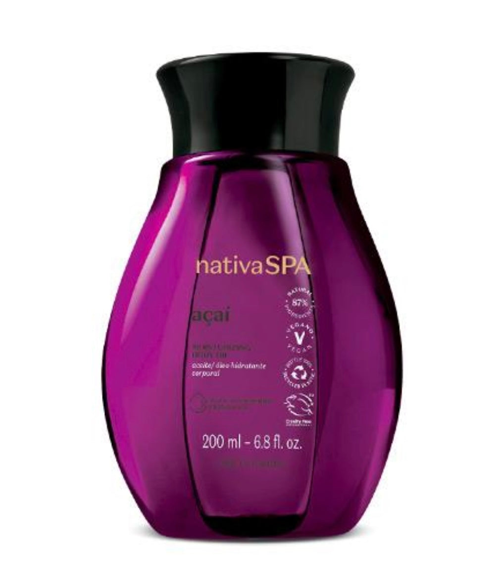 Nativa Spa Açaí Moisturizing Oil, 200ml