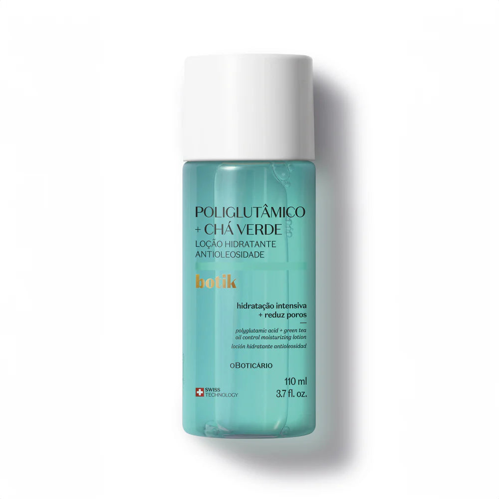 Polyglutamic Anti-oil Moisturising Lotion + Botik Green Tea, 110ml