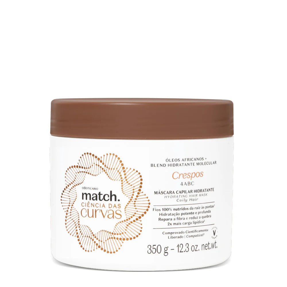 Moisturising Hair Mask Curly Hair Match Science of Curves, 350g