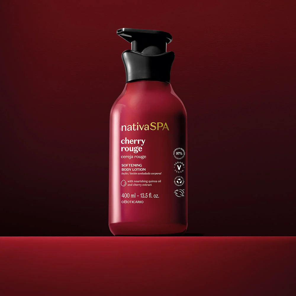 “Cherry Rouge Body Lotion 400ml - Nativa Spa Velvety"