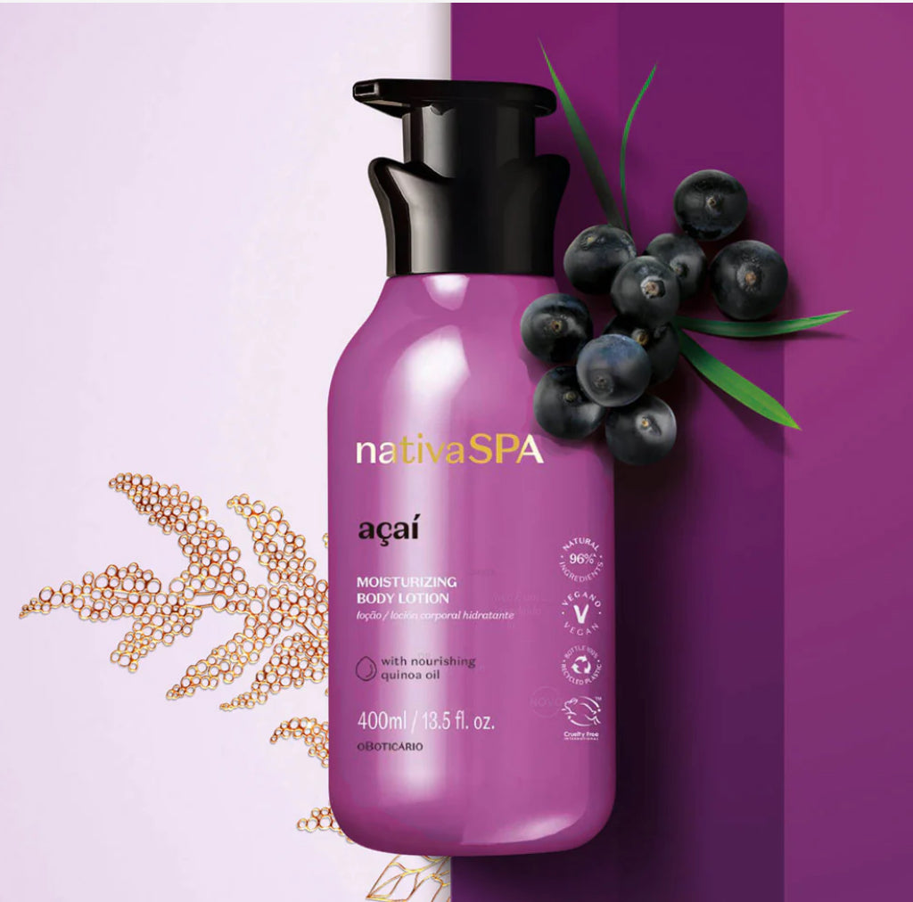 Nativa SPA Acai Moisturizing Lotion, 400ml