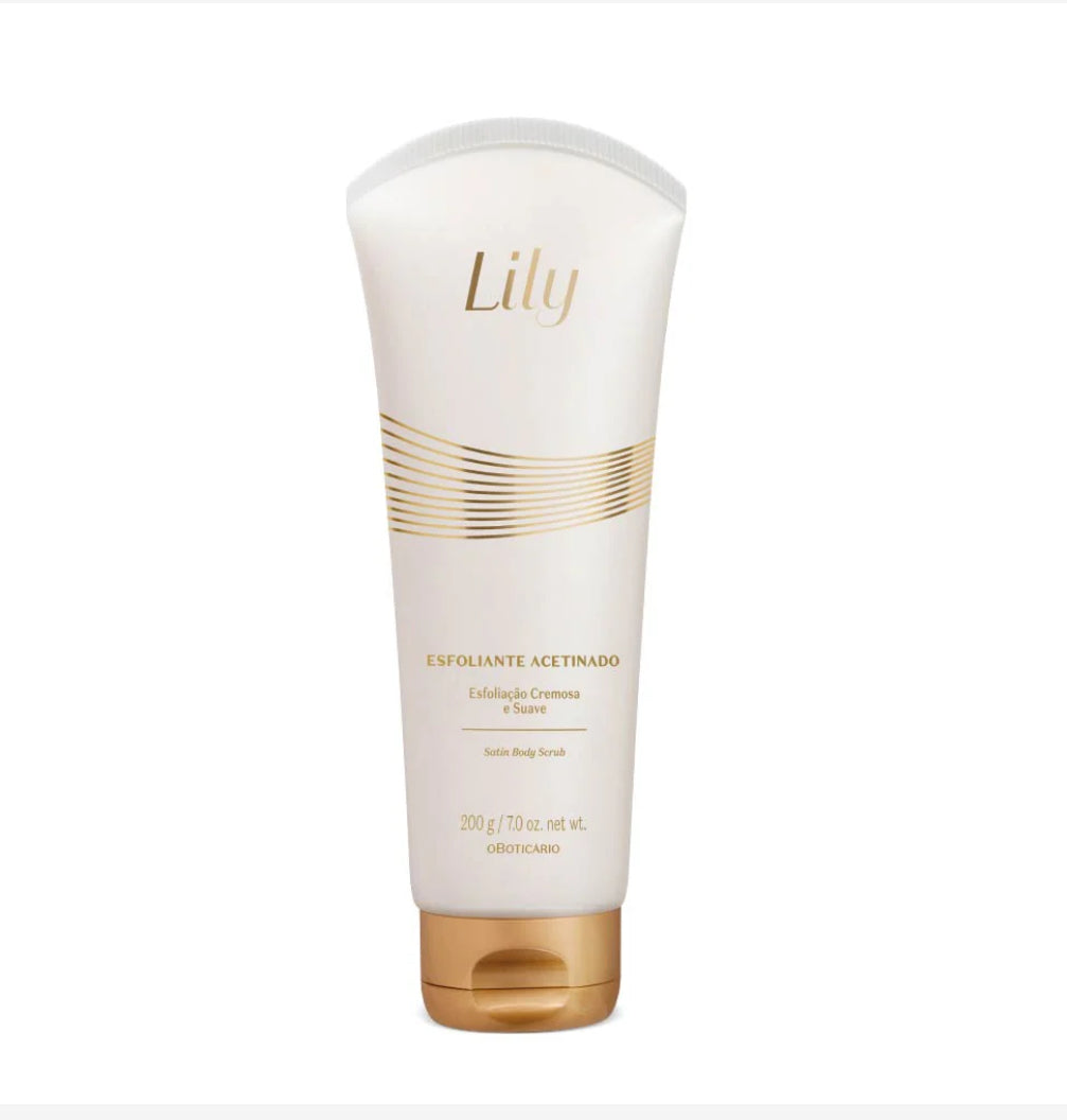Lily Satin Moisturizing Scrub, 200g