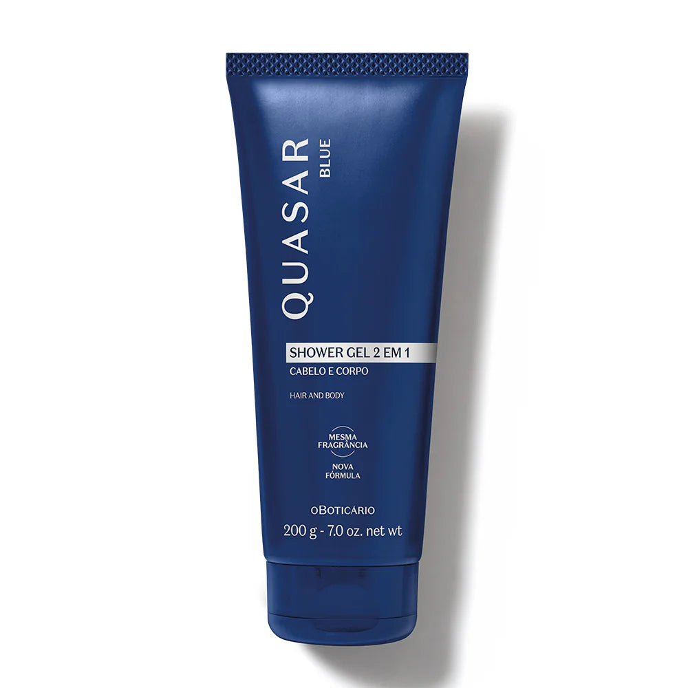 Quasar Blue Shower Gel Hair and Body, 200g