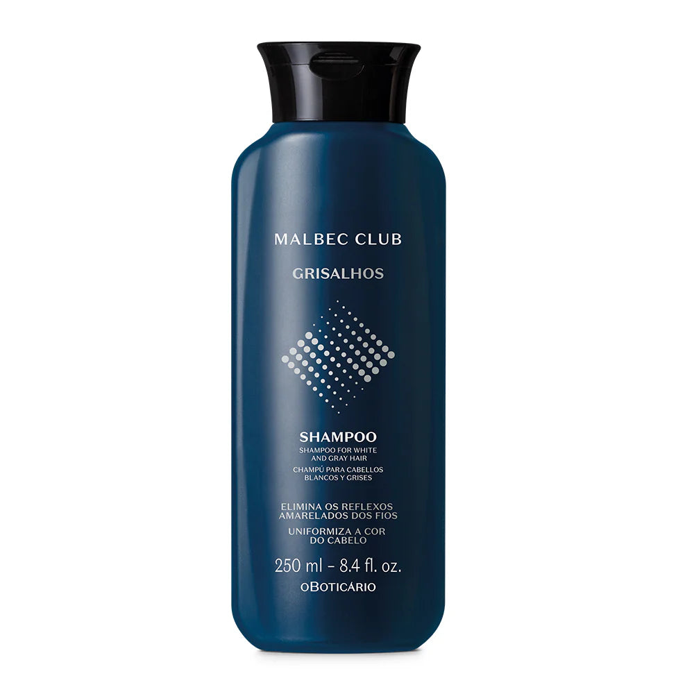 Malbec Club Grey Hair Shampoo, 250ml